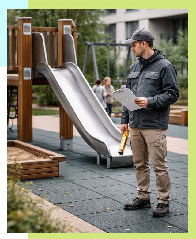 Сертификация детских площадок в Казани от 26543 р. | Алешин-Кзн