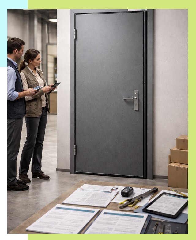 Сертификация противопожарных дверей в Казани от 9555 р. | Алешин-Кзн