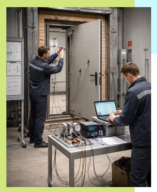 Сертификация противопожарных дверей в Казани по ГОСТ и ТР