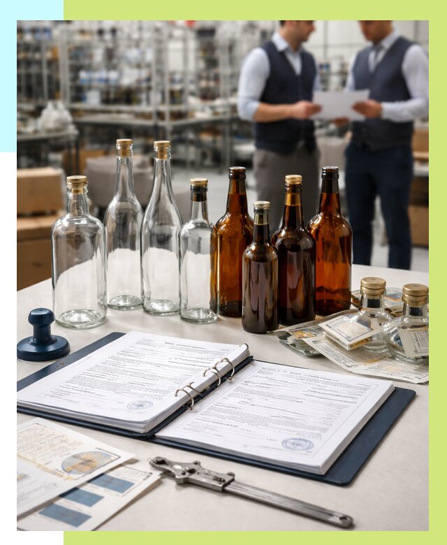 Сертификация стеклянных бутылок в Казани от 26543 р. | Алешин-Кзн