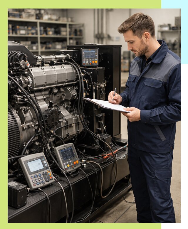 Сертификация дизельных генераторов и их оборудования в Казани