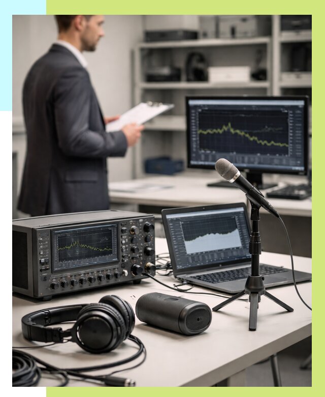 Сертификация аудиотехники в Казани от 15926 р., Алешин-Кзн