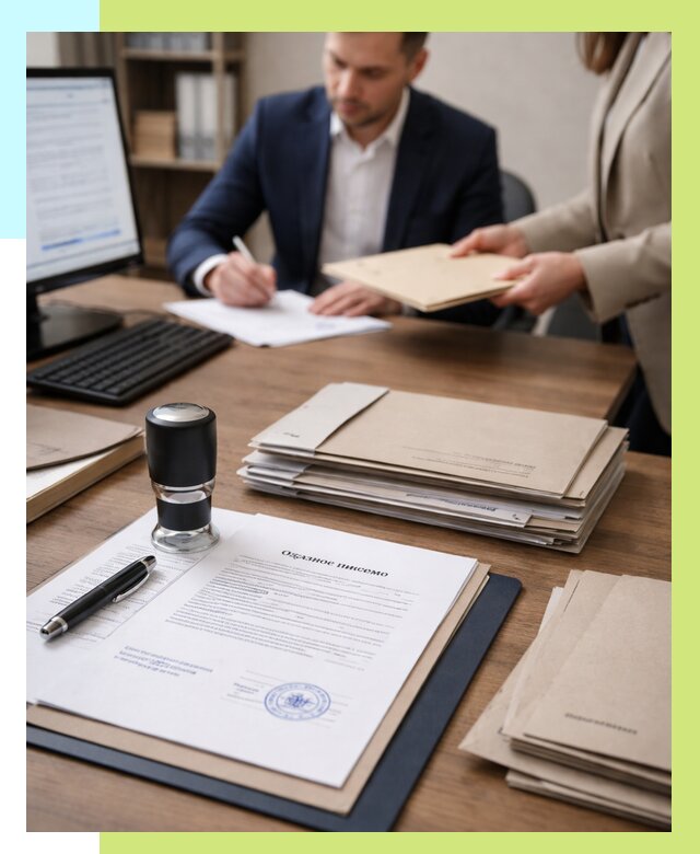 Отказное письмо для таможни в Казани от 3185 р, Алешин-Кзн