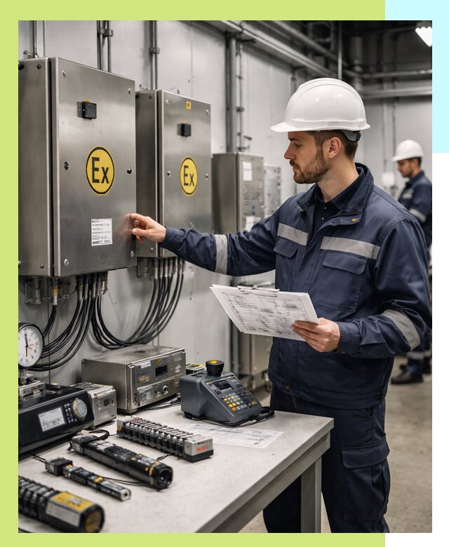 Сертификат взрывозащиты промышленного оборудования в Казани