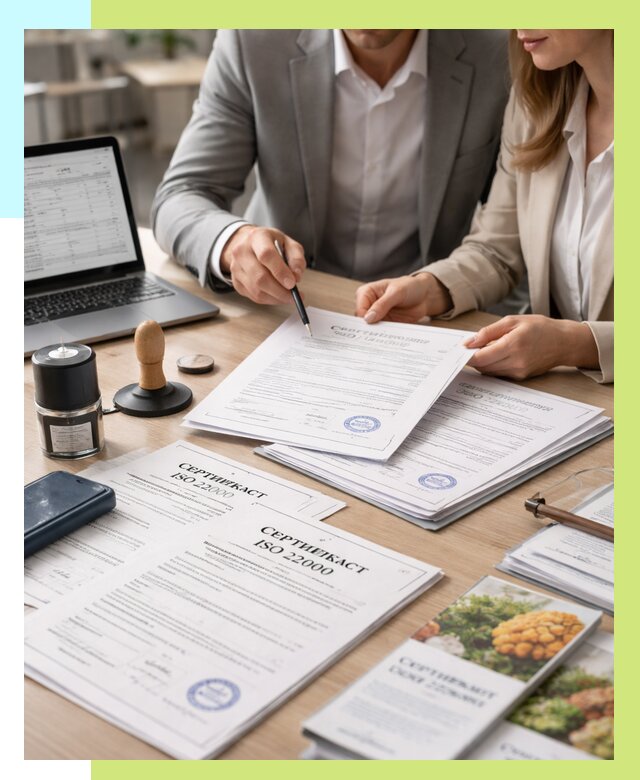 Сертификат ISO 22000 в Казани от 42468 р. под ключ | Алешин-Кзн